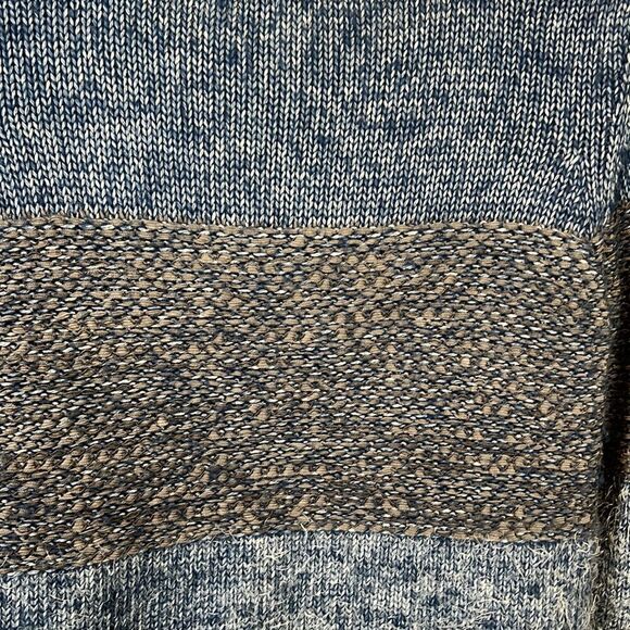 Tribal‎ Blue/White Cotton Blend Eyelash Sweater Size Small - Picture 9 of 11